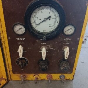 Vintage Cherne Air-Loc Low Pressure Air Testing Control Panel