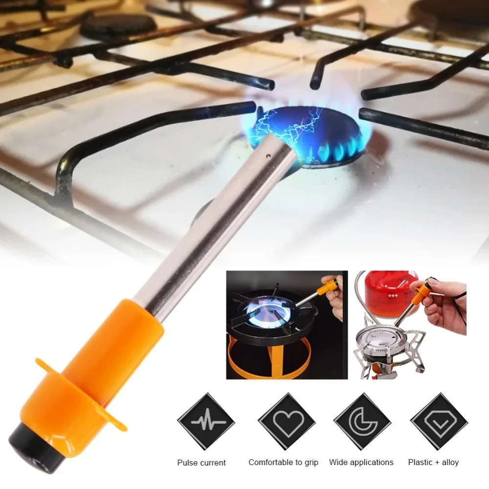 Camping Stove Accessories Portable Pulse Igniter Kitchen Outdoor Stove Electric Igniter Piezoelectric Igniter BBQ Piezo Igniter 4