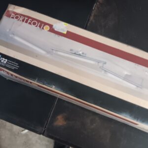 Portfolio 3-Light Adjustable Fluorescent Track Fixture | Stainless Steel