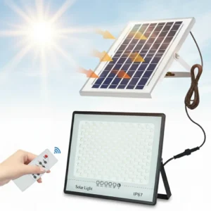 LED Solar Garden Lights Outdoor Waterproof IP67 Reflector Spotlight Emergency Wall Lighting for Garden Buildings 1