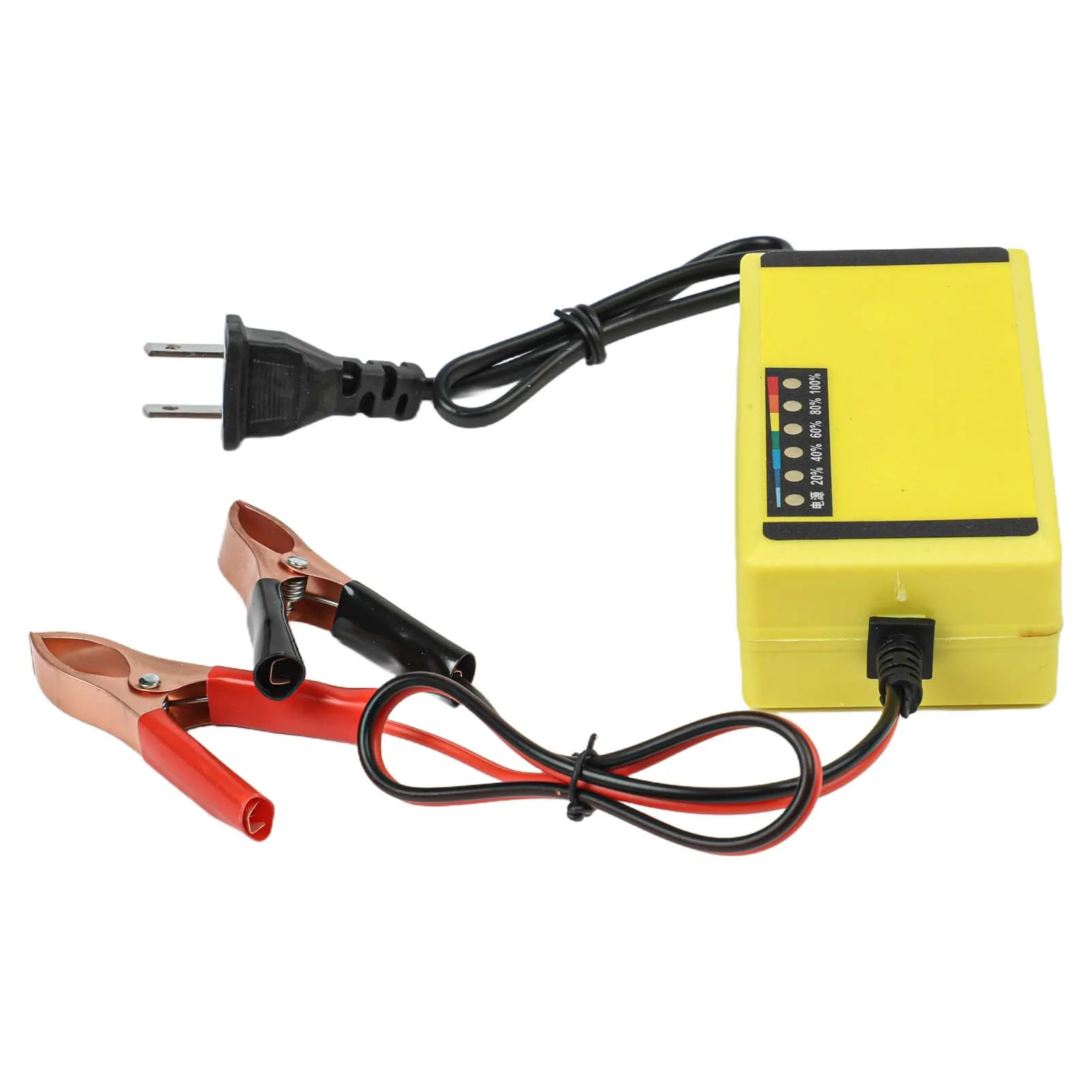 1Pcs Car Battery Charger 12V Fast Charging Automatic High-Power Charger Car Motorcycle Battery Charger Acid Battery Charger 5