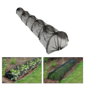 Garden Tunnel Greenhouse Agricultural Black Mesh Planting Tunnel Plastic Cover For Vegetable Planting Protection 1