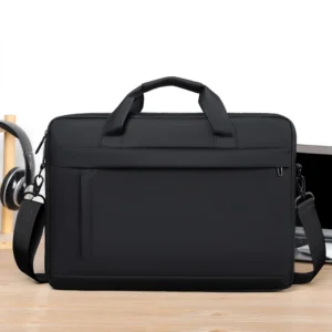 Laptop Tote Bag, Business Briefcase, Adjustable Shoulder Straps, Zipper Closure - Perfect for School, Office and Daily Commute 1