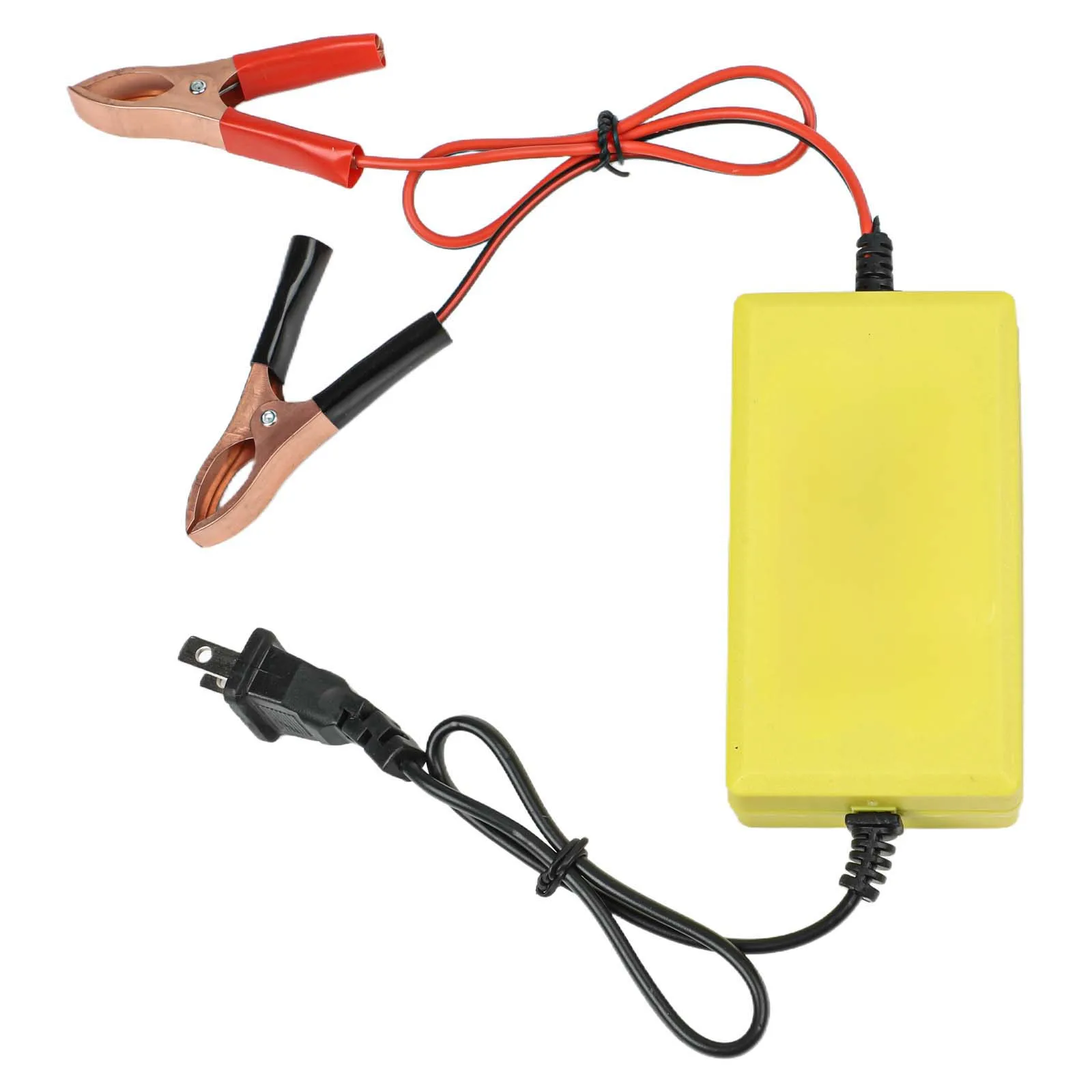 1Pcs Car Battery Charger 12V Fast Charging Automatic High-Power Charger Car Motorcycle Battery Charger Acid Battery Charger 6