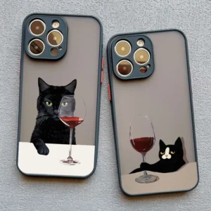 Funny Cat Daily Life Phone Case For iPhone 16 17 Pro Max Cases 11 12 14 Pro Max Mini 13 15 Plus XR Shockproof Back Covers 1