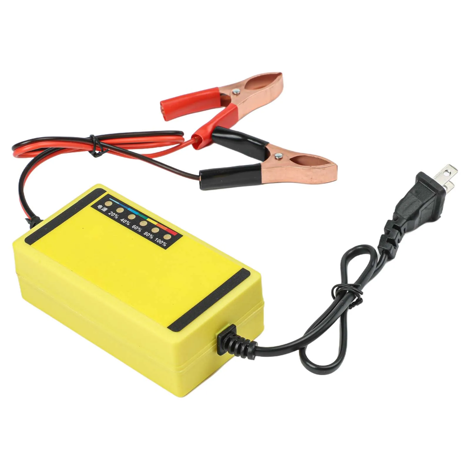 1Pcs Car Battery Charger 12V Fast Charging Automatic High-Power Charger Car Motorcycle Battery Charger Acid Battery Charger 1