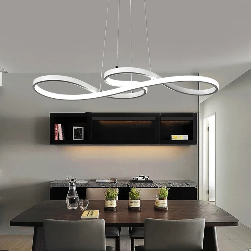 Modern Kitchen Island Pendant Lights Bar Table Dining Room Decor Hanging Lights Remote Dimming Kitchen Led Cord Pendant Lamp - Image 3