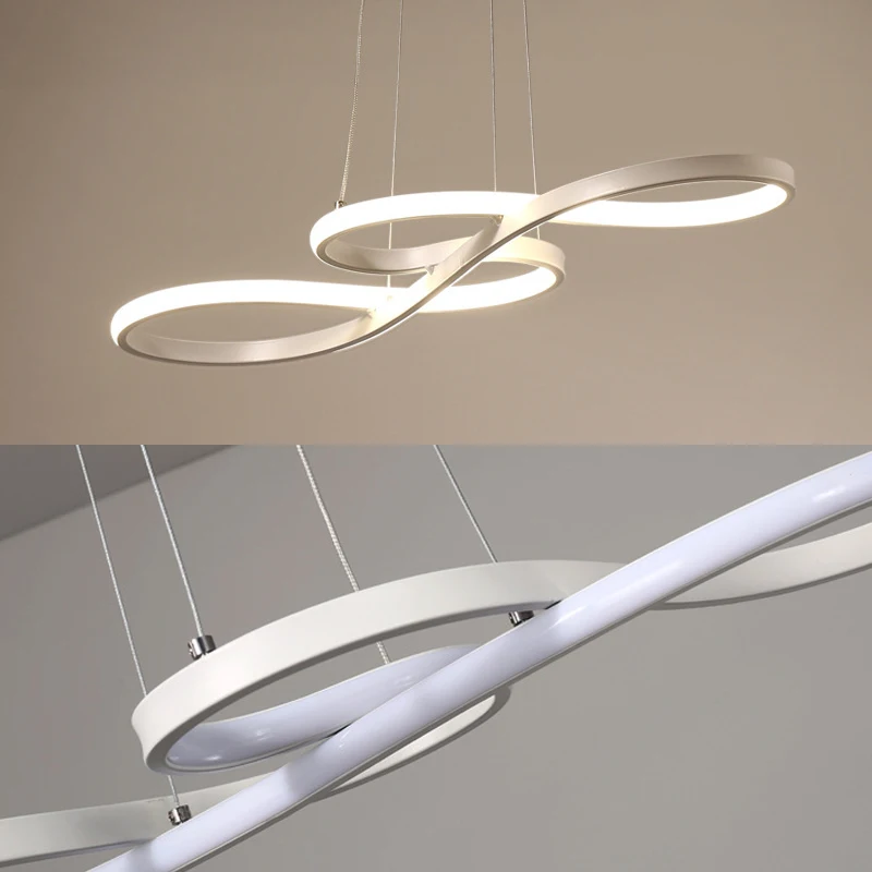 Modern Kitchen Island Pendant Lights Bar Table Dining Room Decor Hanging Lights Remote Dimming Kitchen Led Cord Pendant Lamp - Image 6