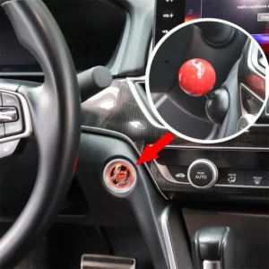 New Start Button Push Start Auto Ignition Button Cover Automotive One-Touch Button Rocker Car Engine Push Start Stop Lever 1