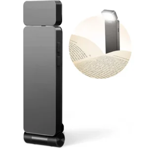 LED Rechargeable Clip-On Book Light 3 Colors 5 Brightness Bed Reading Night Light Eye-Protection Bookmark Lamp Mini Book Lamp 1