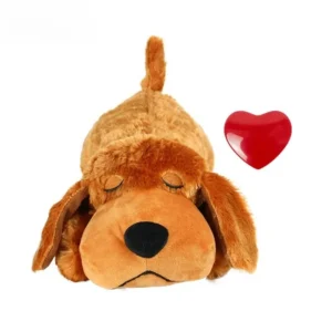 Pet Soothing Toys, Dog Anxiety Companion Sleep Simulation Heartbeat Plush Toys – The Perfect Gift for Your Furry Friend! 1