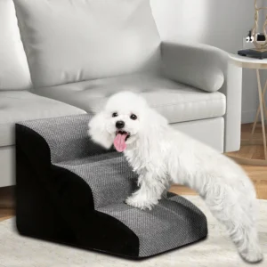 Pet 2/3 Step Dog Stair Cat Pet Ramp Ladder Washable Non Slip Removable Memory Foam Pet Products Ramp for Dog Pet Stairs for Dogs 1