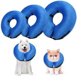 Dog Cones After Surgery, Protective Inflatable Dog Collar Pet Recovery Collar Soft Pet Cone for Small Medium or Large Dogs, Cats 1