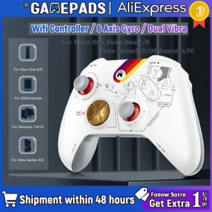 Gaming Gamepad For Xbox One Series X/S Pc With 6-Axis Gyro Sensor Dual Vibration Hall Effect Wireless Game Xbox Controller 1