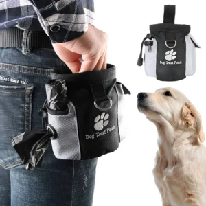 Dog Outdoor Training Bag Dog Fanny Pack Therapy Bag Multi-Functional Pet Bag Pet Treats Bag Train Snack Reward Waist Bag Pet Bag 1