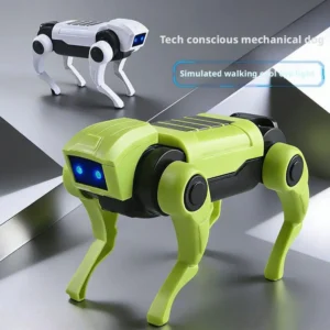 Cartoon DIY Assembly Dog Rc Robot Walking Mechanical Toy Science Teaching Assembling Model Electric Toys Kids Gifts 1