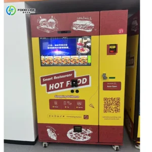 FOODLINE Customized Automatic Office Hot Food Vending Machine Fast Breakfast Lunch & Dinner for Busy Workplaces 1