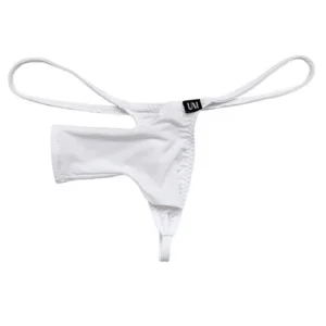 Lingerie Skirt Short Underpant Men Underpants Men's Stretchable Ice Silk Underwear w/ Elephant Nose Pouch Briefs 1