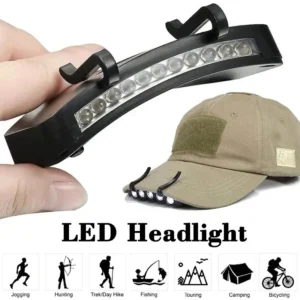 Outdoor LED Hat Clip Light Super Bright Headlamp Clip on Cap Hat Torch for Fishing Camping Hunting 1