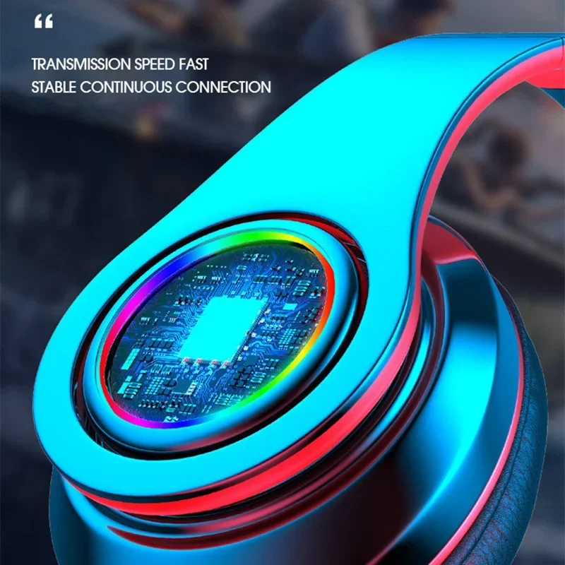 Foldable Bluetooth Headsets Wireless Headphones With Mic Stereo Earphone Support TF Card FM For Xiaomi Iphone Sumsamg Phone 5