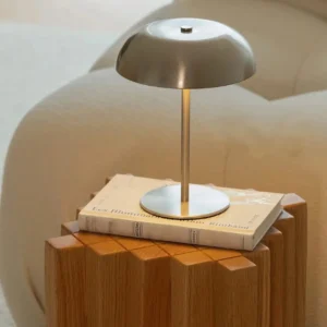 Cordless Touch Table Lamp, 3 Colors Dimmable LED Desk Lamp, Rechargeable Portable Bedside Lamp for Home Office Decor Gift 1