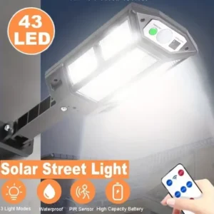 Powerful LED Solar Outdoor Led Courtyard Wall Lamp Rechargeable Human Body Induction Garden Terrace Garage Door Street Lighting 1