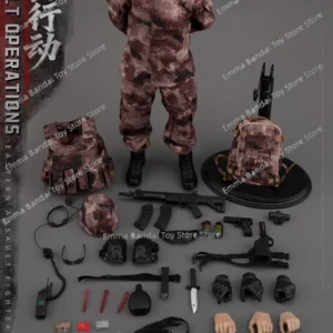 In Stock 1/6 People's Liberation Army Soldier Figure Model PLA Assault Warrior Army Border Defense Action Figure Toy 1