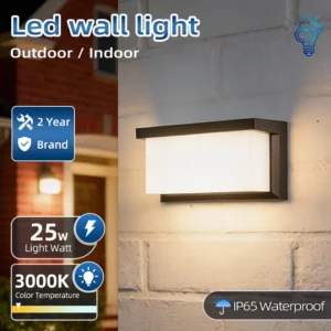 Led Outdoor Wall Light Ip65 Waterproof Wall Lamp Led Outdoor Lighting Porch Lights For Balcony Home Garden Light Bedroom 85-220V 1