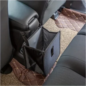 Foldable Car Trash Can, Large Capacity Car Hanging Waterproof Leakproof Trash Can Storage Bag, Car Interior Accessories 1