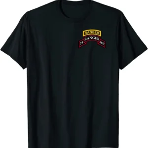 Army Ranger - 75th Ranger Men's T-shirts Loose 100% Cotton Casual Short Sleeve O-Neck Men Clothing 1