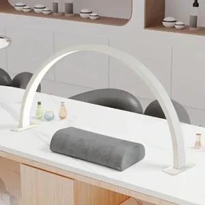 The 1pc Crescent Shaped Nail Lamp Has Adjustable Brightness and Color Temperature, Suitable for Extending Nails, Eyelashes, and 1