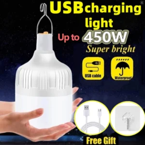 Outdoor USB Rechargeable LED Lamp Bulbs High Brightness Emergency Light Hook Up Camping Fishing Portable Lantern Night Lights 1