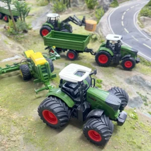 Large Scale Tractor Toys DIY Farmer Car Playset Toy Transport Trailer Engineering Birthday Gifts 1