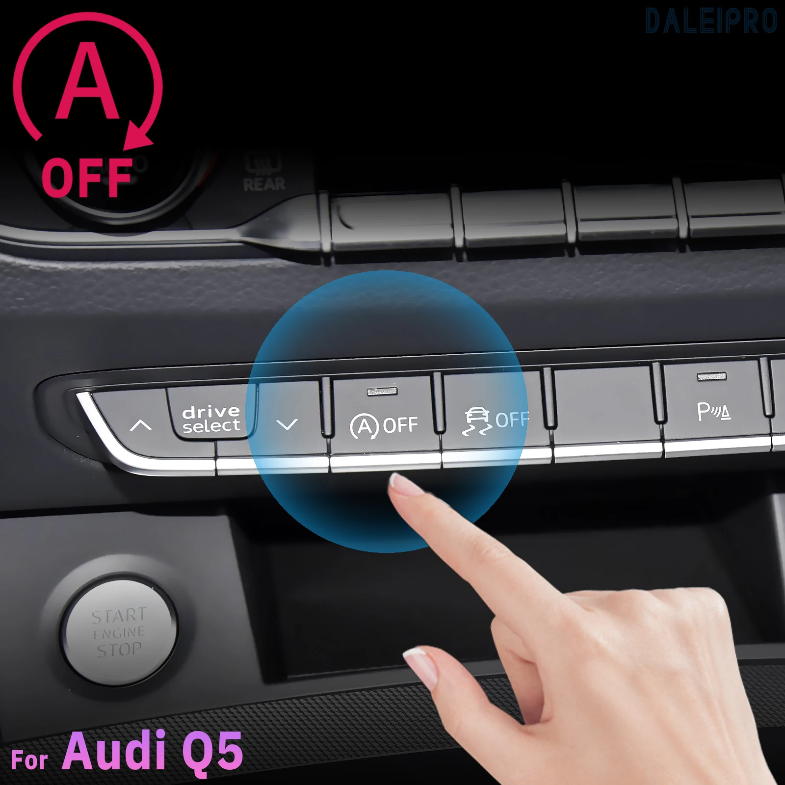 For Audi Q5 2019 2020 2021-2024 80A Automatic Stop Start Engine System Disable Smart Shut Down Car Auto Start Stop Eliminator 2