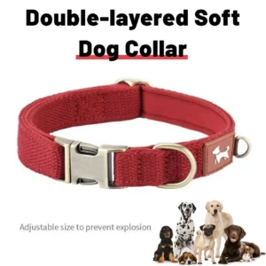 DC001-dog collars and pet neckbands, suitable for small, medium, and large dogs, perfect for outdoor use, anti-lost. 1