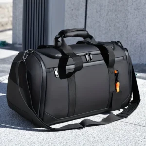 Large Capacity Carry on Travel Bag for Men Spacious Sports Gym Bag with Multiple Compartments Weekend Overnight Duffel Bag 1