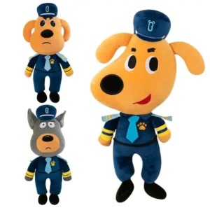 30cm Sheriff Labrador Dog Plush Toy Doll Anime Security Sergeant Labrador Wolf Dog Plush Stuffed Toys Birthday Xmas Gifts 1
