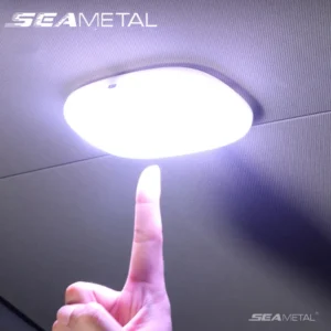 BLALION Car LED Touch Light Wall Reading Lamp Magnet Base Car Ceiling Light Ambient Mood Interior Lighting USB Rechargeable Lamp 1