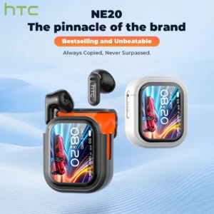 HTC NE20 AI Translation Earbuds - ANC Noise Cancelling, Touch Screen, 135 Lang. Support, Business Conference, Travel Headphones 1