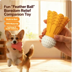 Badminton Shape Bite-Resistant Dog Toy Interactive Chew Toy Relieves Boredom Teeth Grinding Stick Puzzle for Dogs Self-Fun 1