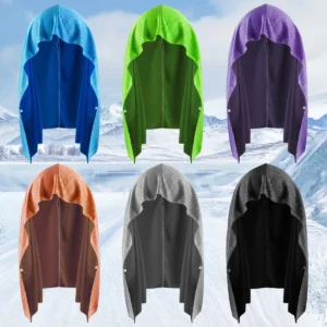 Cooling Hoodie Towel- Hood Towel, Evaporative Cool Technology, Cools Instantly When Wet, , Great for Sports, Fitness, Gym 1