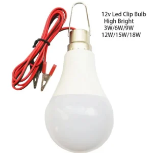Led Bulb DC 12V 12V-85V 3W 5W 9W 12W 15W 18W With 1.2m Wire Led Lamp 6000K Light Lamp For Home Decoration Led Lamp Home Decor 1
