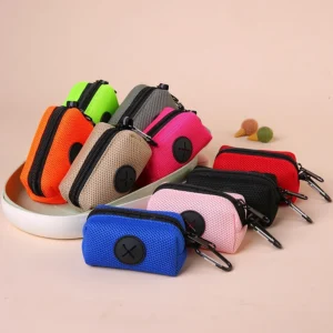 Dog Poop Bag Carrier Portable Pet Waste Bag Dispenser Luxury Stylish Dog Garbage Holder Dispensers Cleaning Supplies 1