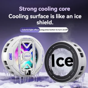 NEW Semiconductor Magnetic Cooler With Temperature Display Radiator Fast Heat Dissipation for Phones Gaming Tablet Cooling Pad 1