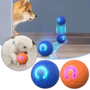 Dog Toy Ball Interactive Rolling Ball Auto Moving Dog Toy Two Modes Rechargeable Automatic Ball Pet Toy Supplies 1