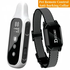 800m Digital Dog Training Collar Waterproof Rechargeable Remote Control Pet with LCD Display for All Size Shock Vibration Sound 1