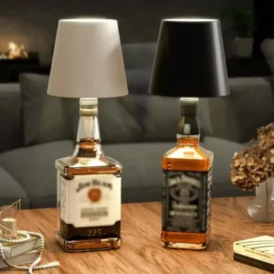 LED Bottle Lamp Creative Headlight Embedded Portable Rechargeable RGB Dimmable for Bar Restaurant Camping Decor 1