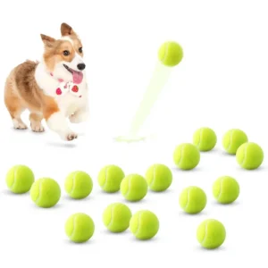 Tennis Balls for Dogs, 2-Inch Size, Compatible with Most Automatic Ball Launchers Idea for Small Dogs(12 Balls Only) 1
