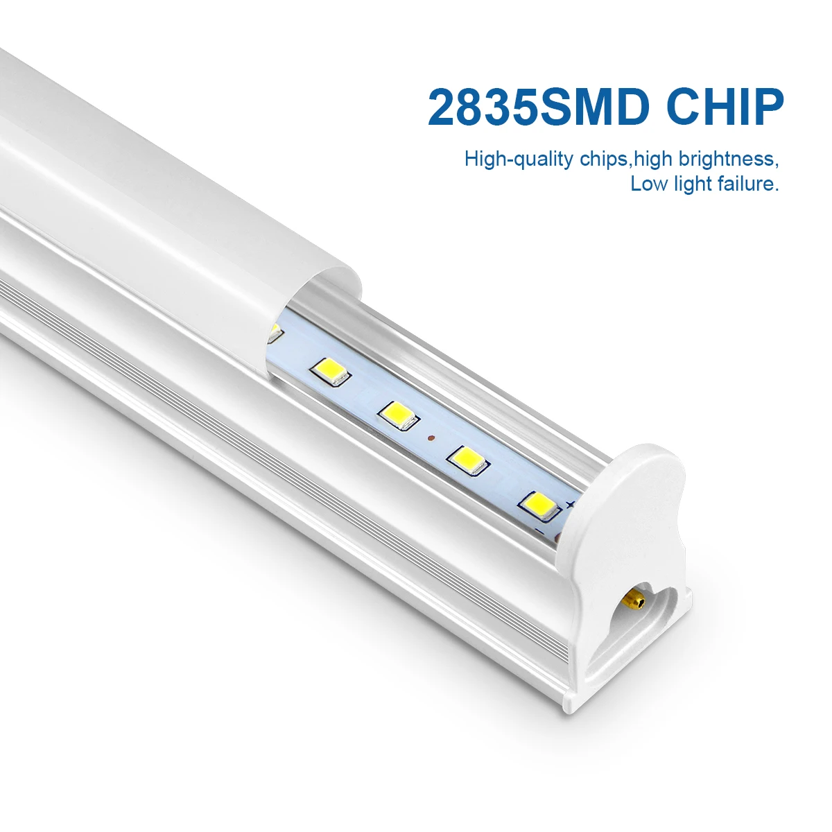 1-6PCS 220V EU Power Plug Under Cabinet Light T5 LED Tube Lamp 50cm Home Lighting Fluorescent Lamp With Push Button Switch 3